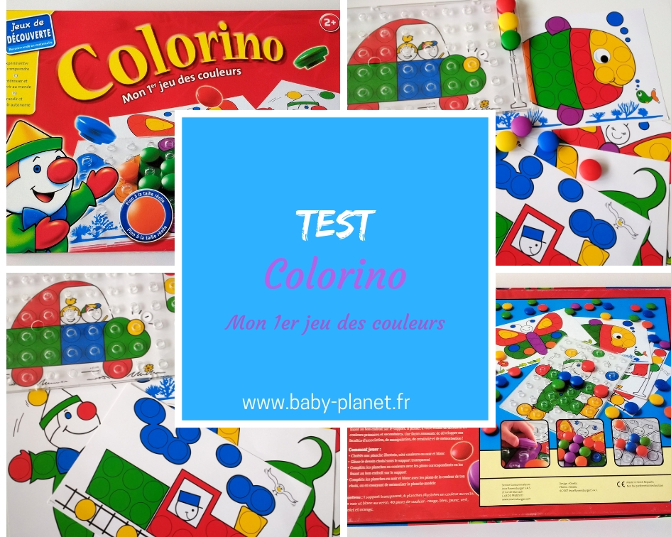 Test : Colorino, mon 1er jeu des couleurs